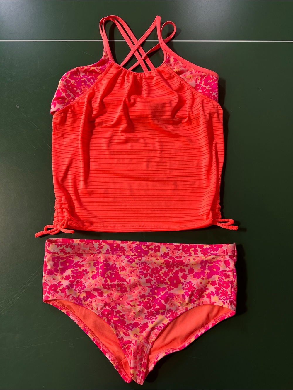Gerry Weber Coral-Pink Floral Trim Swim Bottoms